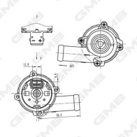 Дополнительный водяной насос GMB QL6UPR 7 1440314080 GEW-VW016 - Изображение 6