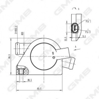 Дополнительный водяной насос GMB JHS 3V 1440314082 GEW-VW018 - Изображение 2