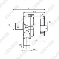Дополнительный водяной насос GMB GEW-VW019 JIQJ 9 1440314083 - Изображение 5