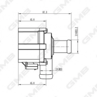 Дополнительный водяной насос GMB GEW-VW023 E6 NU6HW 1440314087 - Изображение 5