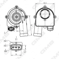 Дополнительный водяной насос GMB GEW-VW023 E6 NU6HW 1440314087 - Изображение 6