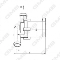 Дополнительный водяной насос GMB HLRQ E4B GEW-VW029 1440314093 - Изображение 5