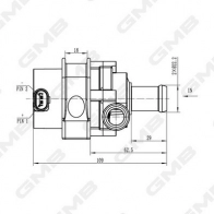 Дополнительный водяной насос GMB O7NV 3Y 1440314097 GEW-VW033 - Изображение 5
