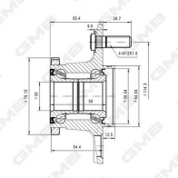 Подшипник ступицы колеса GMB GH20290T XDB EIH Acura