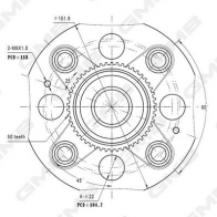 Подшипник ступицы колеса GMB GH20290T XDB EIH 1422940251 - Изображение 2