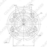 Подшипник ступицы колеса GMB TL8 FQ 1422940446 GH33190A - Изображение 2