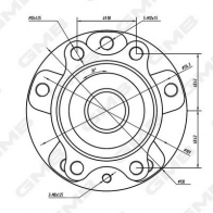 Подшипник ступицы колеса GMB Z 2RX5Y GH34890M 1440314108 - Изображение 2