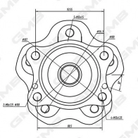 Подшипник ступицы колеса GMB GH34930 G RQ5R3 1440314112 - Изображение 2