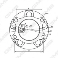 Подшипник ступицы колеса GMB 1440314114 YQ 7XT8D GH34950A - Изображение 2