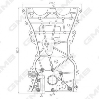 Масляный насос GMB GOAS-107A Chevrolet Spark 3 (M300) Хэтчбек 1.0 68 л.с. 2010 – 2024 PX 46S