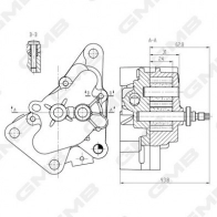 Масляный насос GMB 1440314322 UCXOE 08 GOAS-125A - Изображение 2