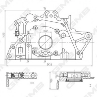 Масляный насос GMB Hyundai Atos GOAS-17A V4X 7K0A