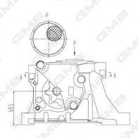Масляный насос GMB GOAS-45A FG6 SMAD 1440314417 - Изображение 2