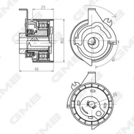 Натяжной ролик ГРМ GMB GTB0530 7 P9EKW9 1440314611 - Изображение 6
