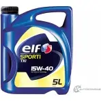 Моторное масло минеральное Sporti TXI 15W-40, 5л ELF 1436733928 BM 47PWZ 194912