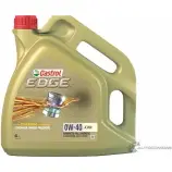 Моторное масло Castrol EDGE 0W-40 A3/B4 синтетическое, 4 л CASTROL 156E8C 1436725693 YPI CAP