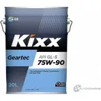 Трансмиссионное масло в мкпп, редуктор полусинтетическое L2962P20E1 KIXX SAE 75W-90 API GL-5, API GL-5, 20 л KIXX 1436734045 SBV ZV L2962P20E1