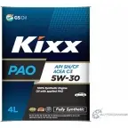 Моторное масло синтетическое KIXX PAO 5W-30, 4 л OLD KIXX XUX SW1 1436734088 L532344T