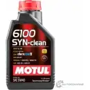 Моторное масло technosynthese, 80% синтетическое MOTUL 6100 SYN-CLEAN 5W-40, 1 л MOTUL 107941 1436734556 1 KU3M