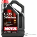 Моторное масло technosynthese, 80% синтетическое MOTUL 6100 SYN-CLEAN 5W-40, 4 л MOTUL J MKVSBQ 1436734558 107942