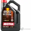 Моторное масло синтетическое MOTUL 8100 ECO-LITE 0W-20, 5 л