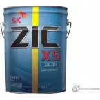 Моторное масло полусинтетическое ZIC X5 5W-30, 20 л ZIC 1436734192 A2G 1D4 192621