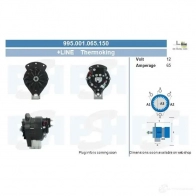 Генератор CV PSH 995001065150 I0QZ K 293305