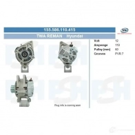 Генератор CV PSH 282841 185520070210 9RU26 5L