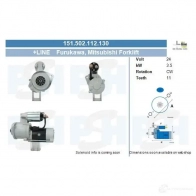 Генератор CV PSH Y9 Y3OJ 282438 165523090265