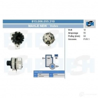 Генератор CV PSH 815006055310 95YZ X4T 291896