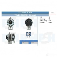 Генератор CV PSH 575030070505 289309 0425 BO