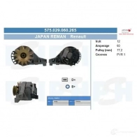 Генератор CV PSH RI KVR 575029060265 289305