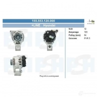 Генератор CV PSH 165812060265 M BAYO 282617