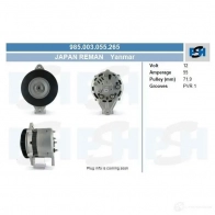 Генератор CV PSH TE V7M 65036124 985003055265
