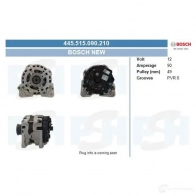 Генератор CV PSH 286466 IGKTZ PU 465003065215