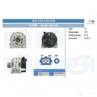 Генератор CV PSH OW KS6 283840 205510120010