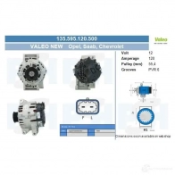 Генератор CV PSH 1437372350 XXUW6 AN 155554040130