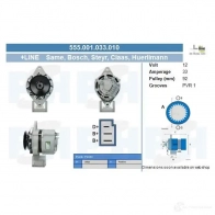 Генератор CV PSH 288124 555001033010 G G72D