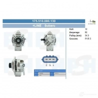 Генератор CV PSH 175510080130 282713 V ZVVB