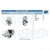 Генератор CV PSH 288672 556054140210 KU IR49