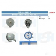 Генератор CV PSH 1437372824 AQX X9 516003140210