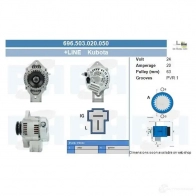Генератор CV PSH Z PSB2 696503020050 291242