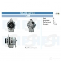 Генератор CV PSH 1437373578 165512050130 D N62T