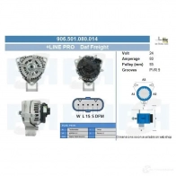 Генератор CV PSH 8 C87D9 946003075395 604572900