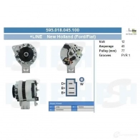 Генератор CV PSH 1437370342 595018045100 4 50AUX