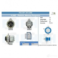Генератор CV PSH 705001033090 OADGMU B 291393