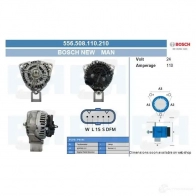 Генератор CV PSH 1437353009 556023120310 5SP 8E
