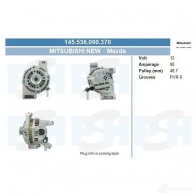 Генератор CV PSH 156506080400 282112 V MEN9