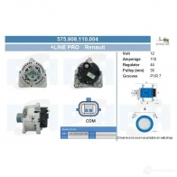 Генератор CV PSH L9W1 5R 288376 555550220210