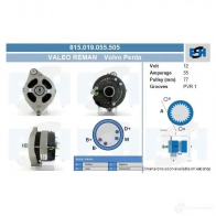 Генератор CV PSH ZDWG L 576507090265 289759